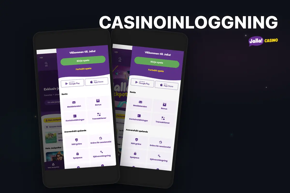 Inloggning på Jalla Casino med BankID