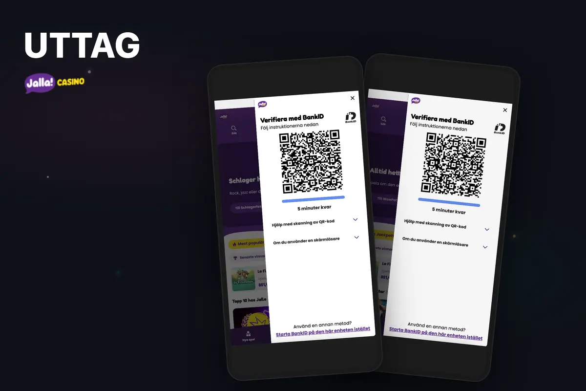 Uttag via Trustly på Jalla Casino